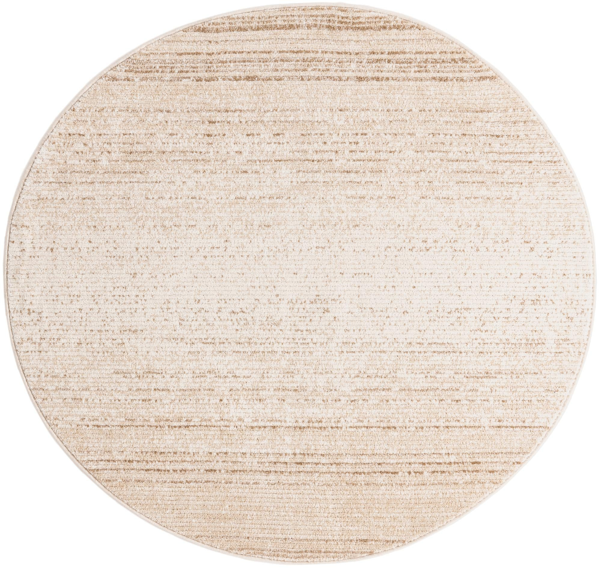 5' 3 x 5' 3 Jagger · Linear rug, ivory and beige
