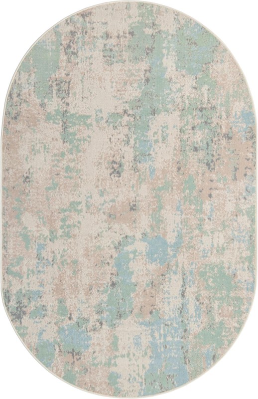 4' 1 x 6' 1 Westlake · Abstract rug, teal