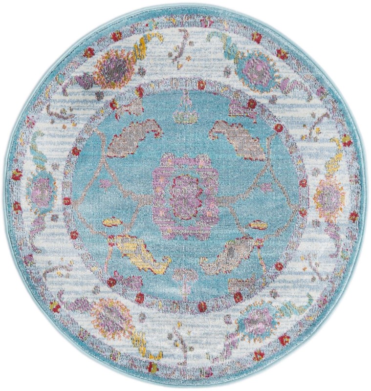 3' 3 x 3' 3 Pope · Border rug
