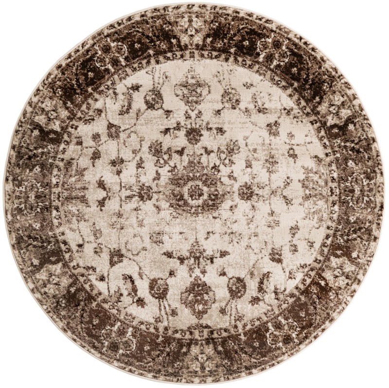 5' x 5' Harley · Border rug