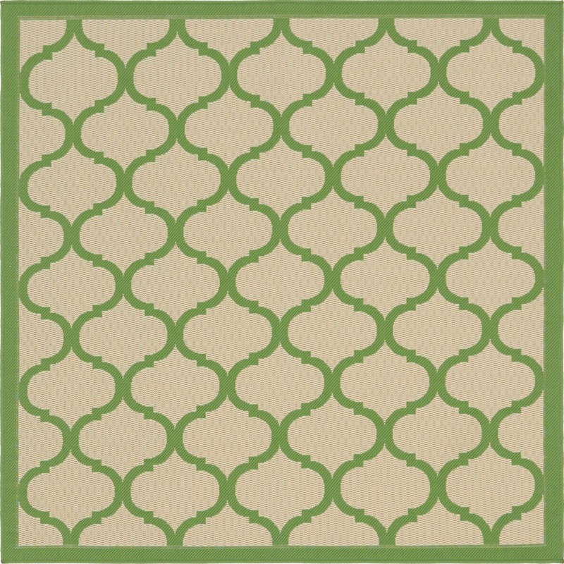 6' x 6' Fanshawe · Border Outdoor Rug