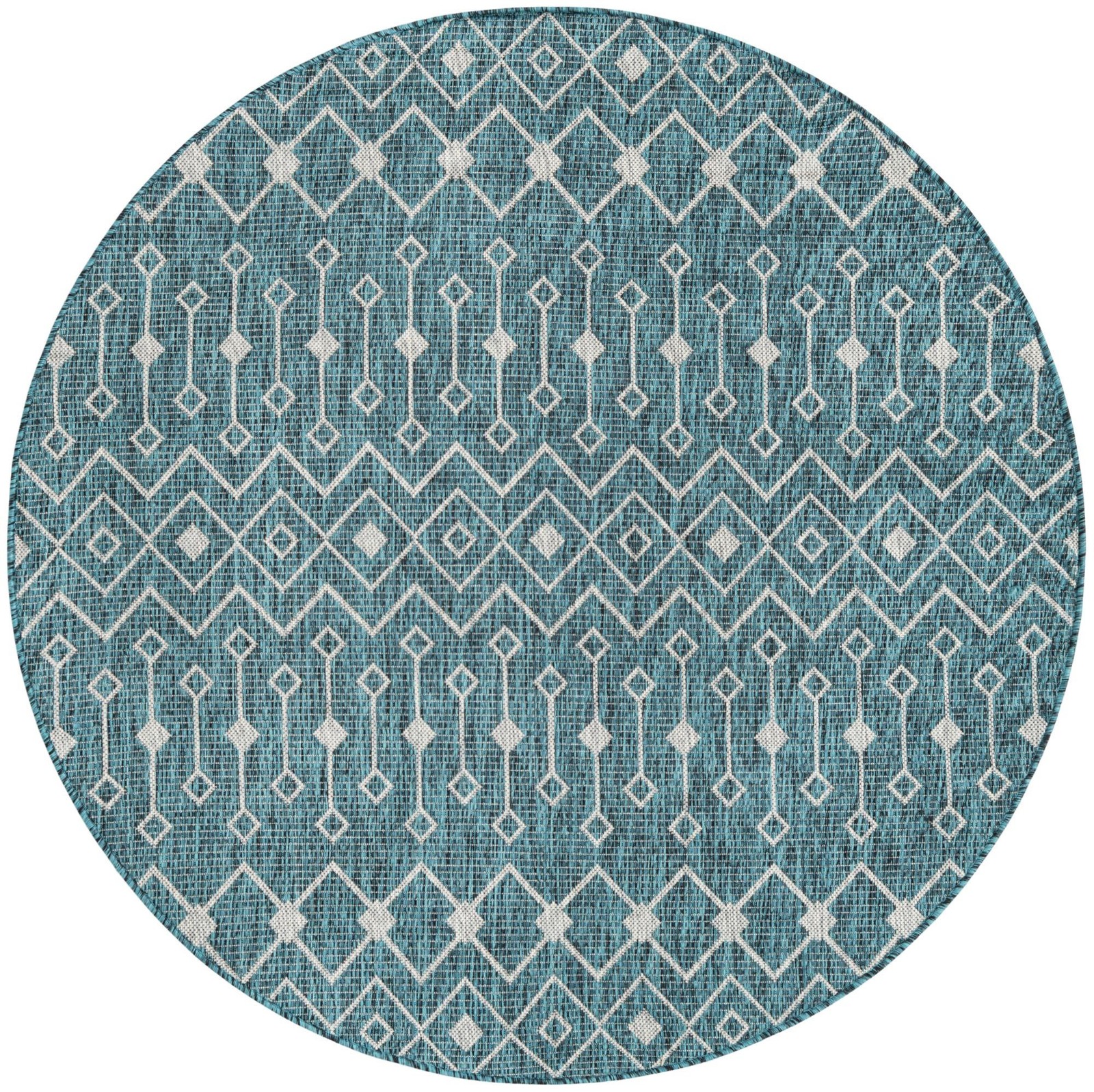5' 3 x 5' 3 Kearney · Diamond Outdoor Rug, teal