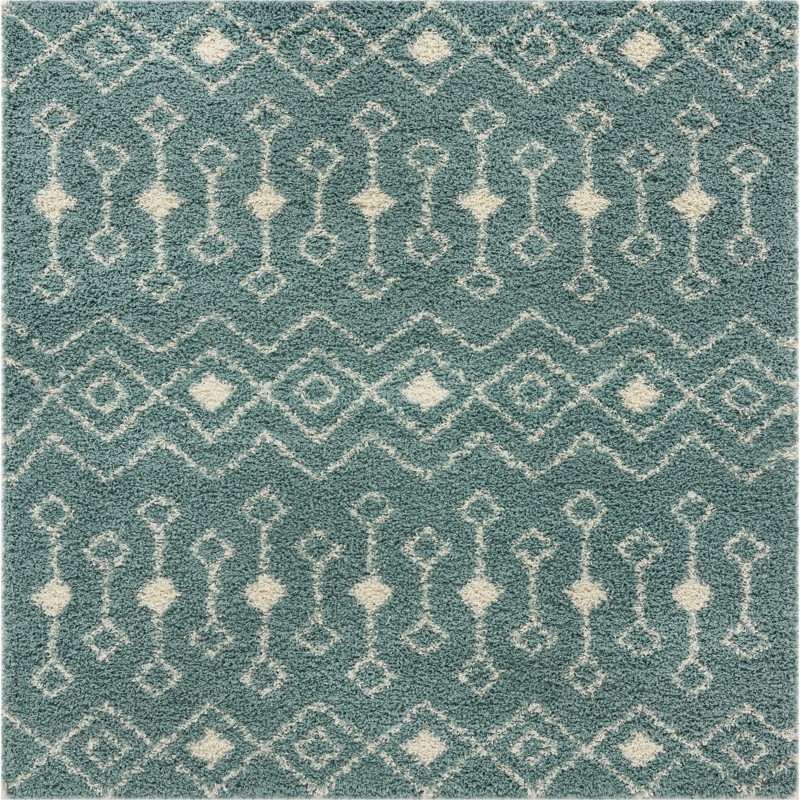 7' 10 x 7' 10 Bayley · Chevron Shag Rug