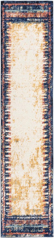2' 7 x 12' Cardew · Border rug, multi