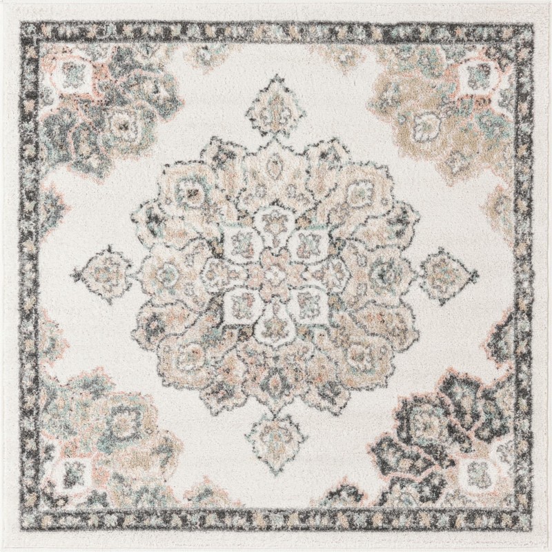 Nettle · Border rug, ivory