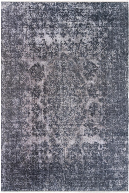 Tooley · Medallion rug, gray and blue
