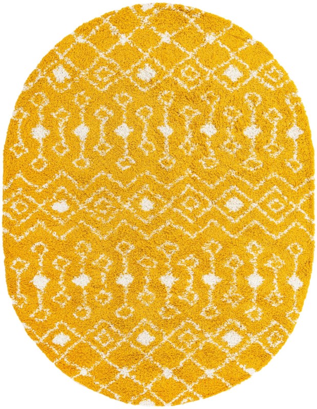 Bayley · Chevron Shag Rug, yellow
