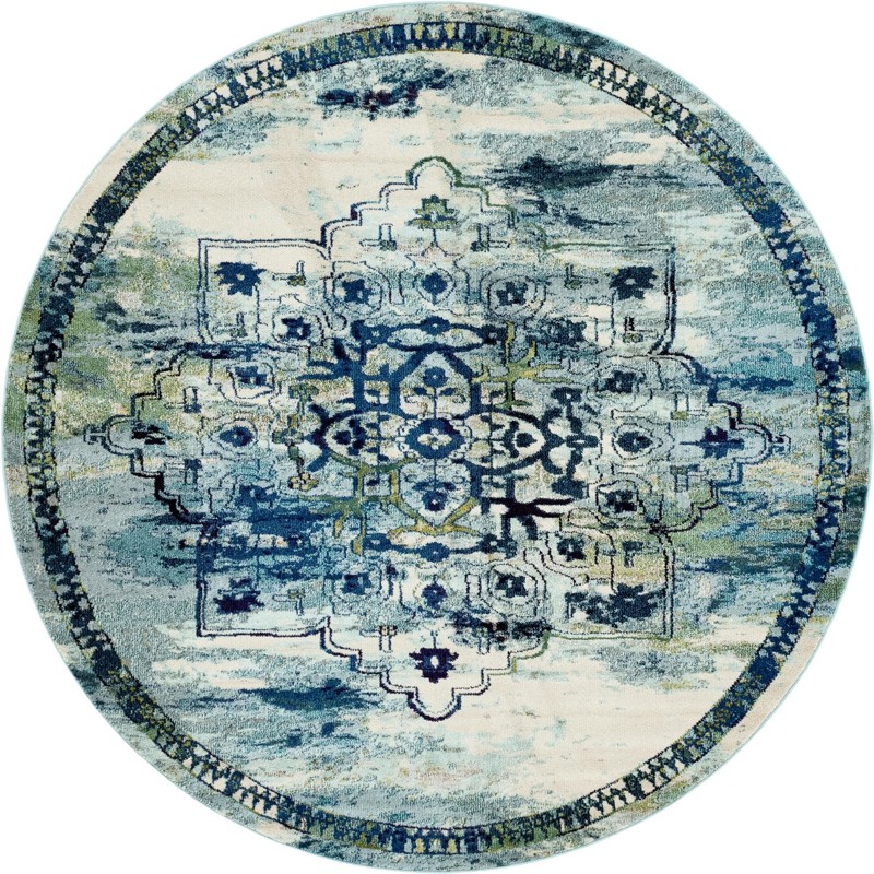 8' x 8' Lucas · Abstract Washable Rug