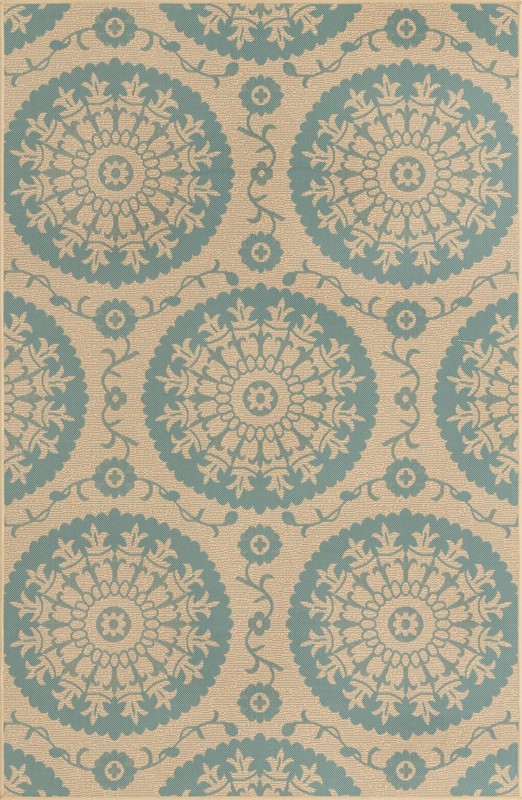 5' 3 x 8' Fanshawe · Medallion Outdoor Rug