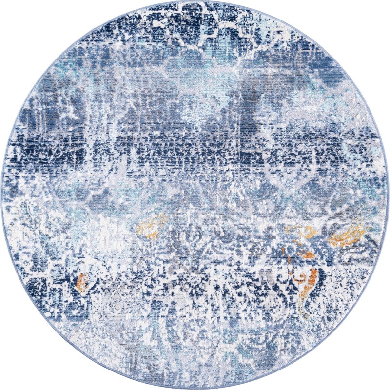 Dale · Abstract rug, blue