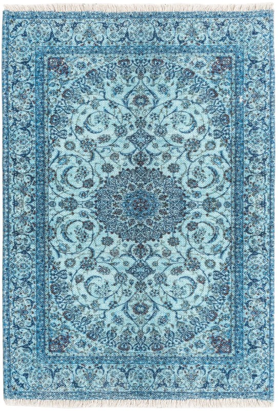 Haworth · Border rug, blue