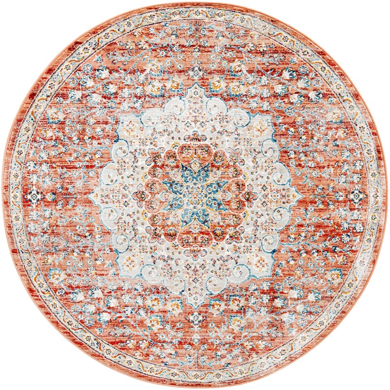 Stanford · Border rug, red