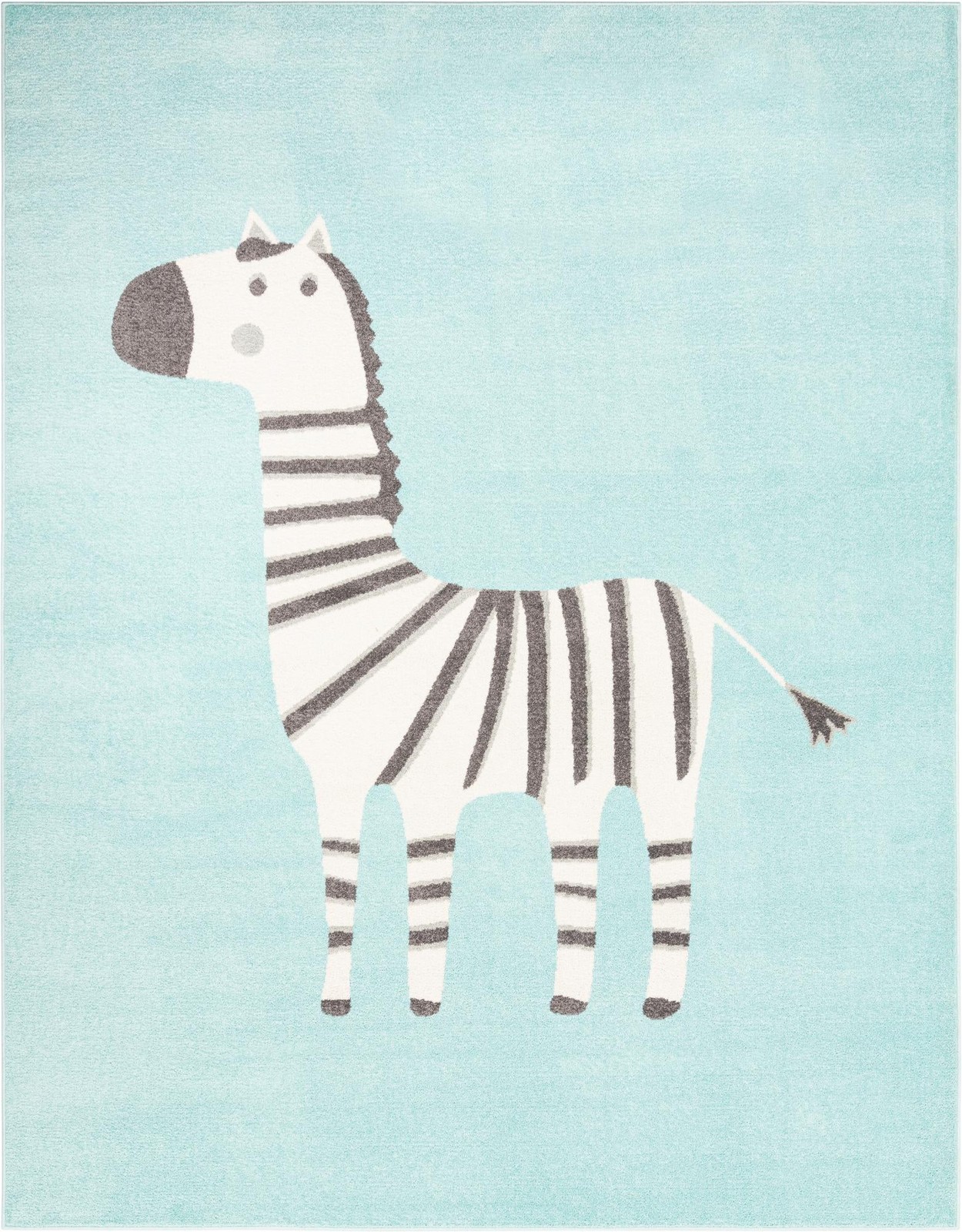 7' 10 x 10' Ireton · Animal print rug, teal