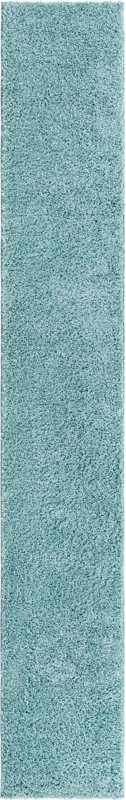 Hartwell · Solid Shag Rug, turquoise