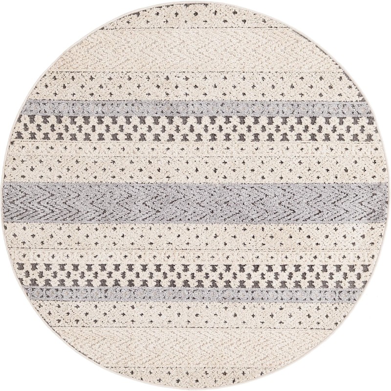 Thorne · Geometric rug, sandy beige