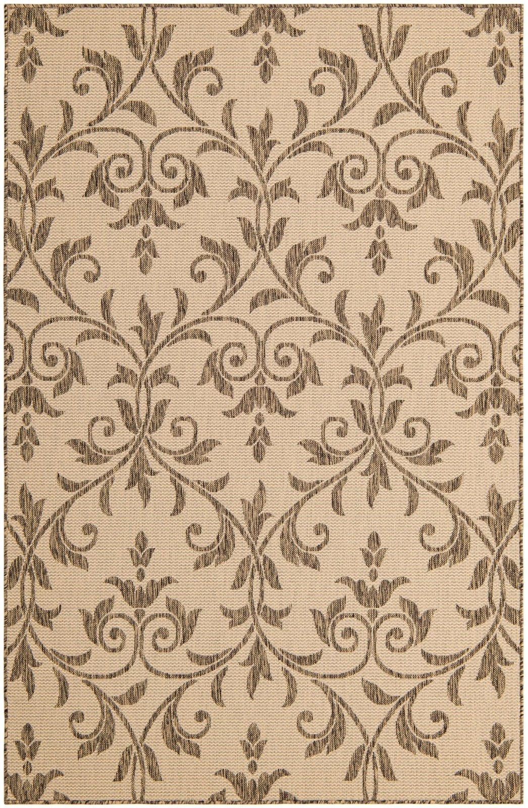 5' 3 x 8' Fanshawe · Floral / botanical Outdoor Rug