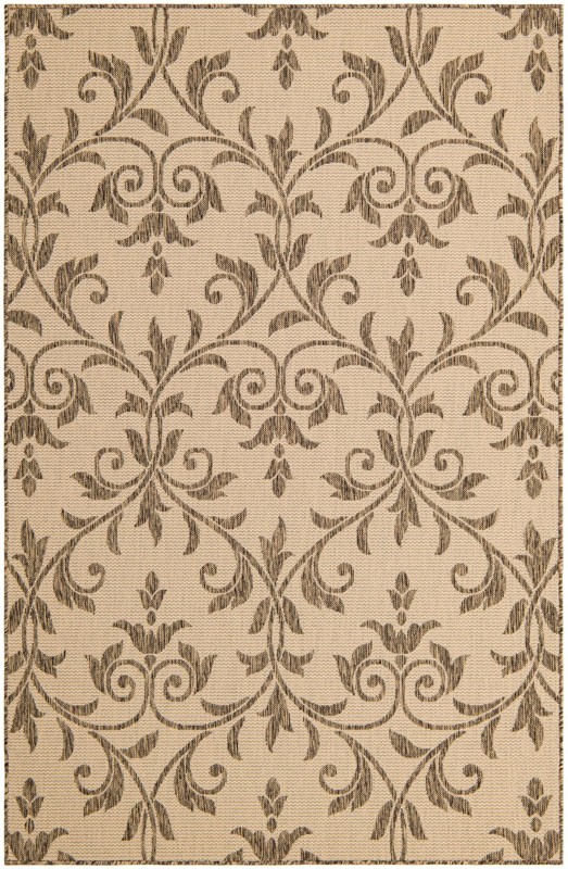 5' 3 x 8' Fanshawe · Floral / botanical Outdoor Rug