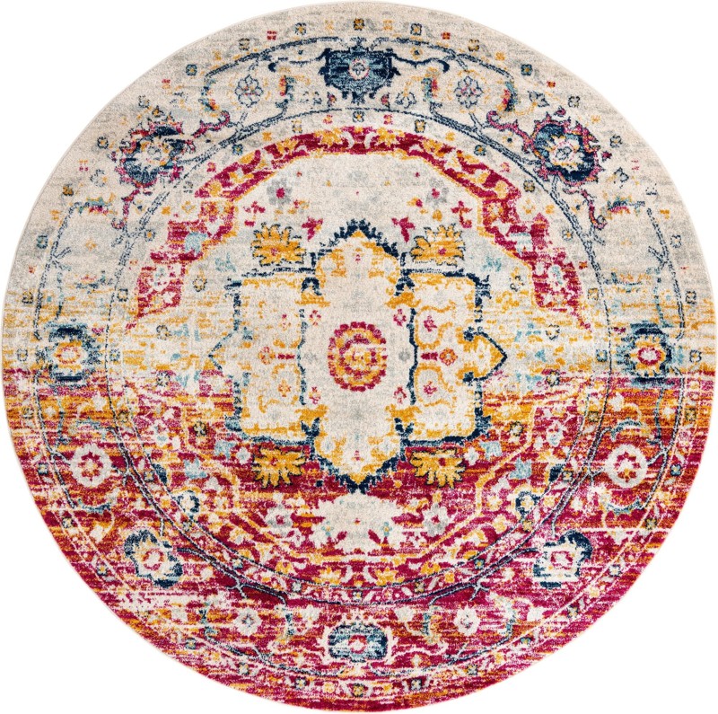 7' 10 x 7' 10 Pierce · Border rug