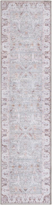 2' x 8' Falkner · Border rug, pearl mint