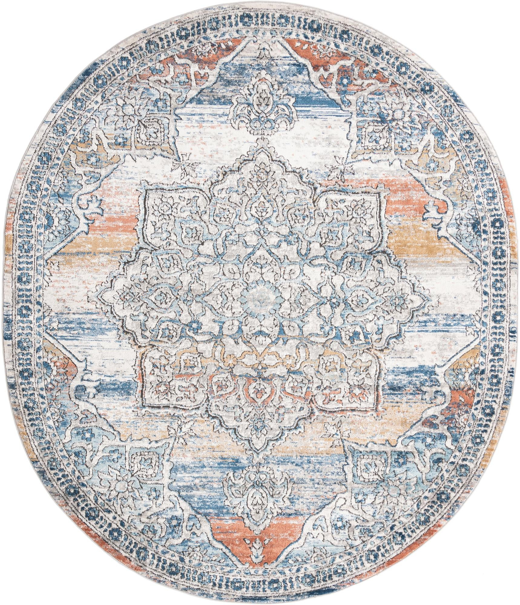 7' 10 x 10' Wade · Medallion rug, multi