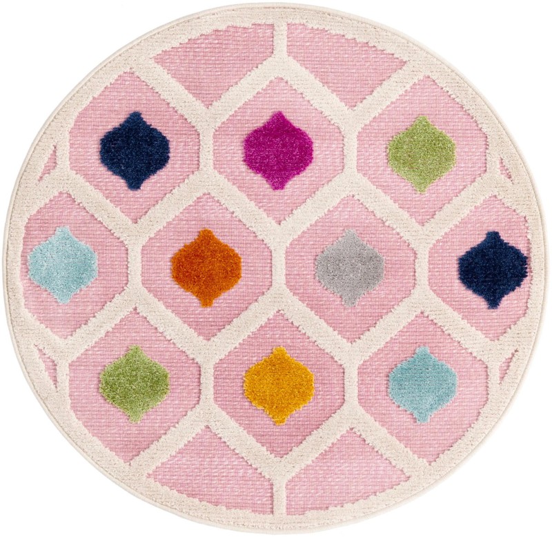 Raleigh · Diamond Outdoor Rug, pink