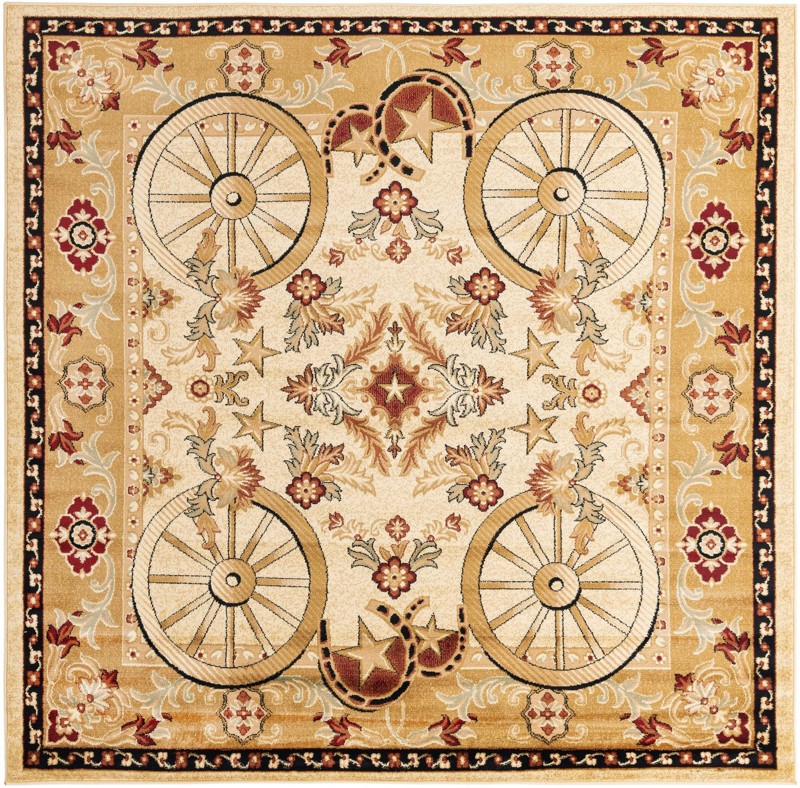 Tabor · Border rug, ivory