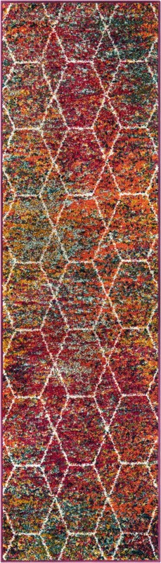 2' x 7' Galloway · Lattice rug