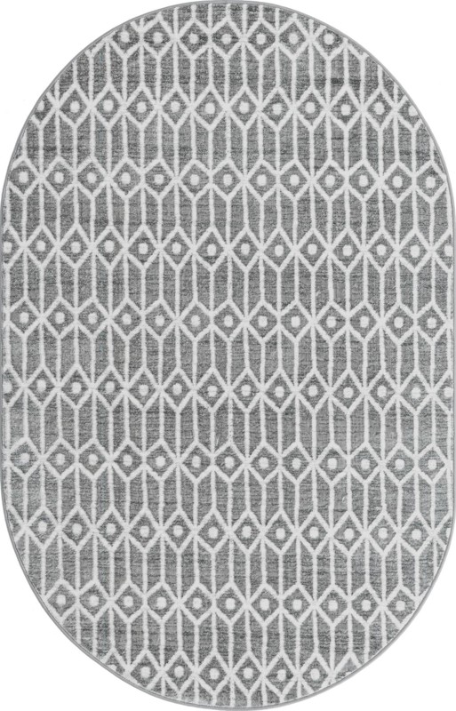 Vincent · Geometric rug, grey