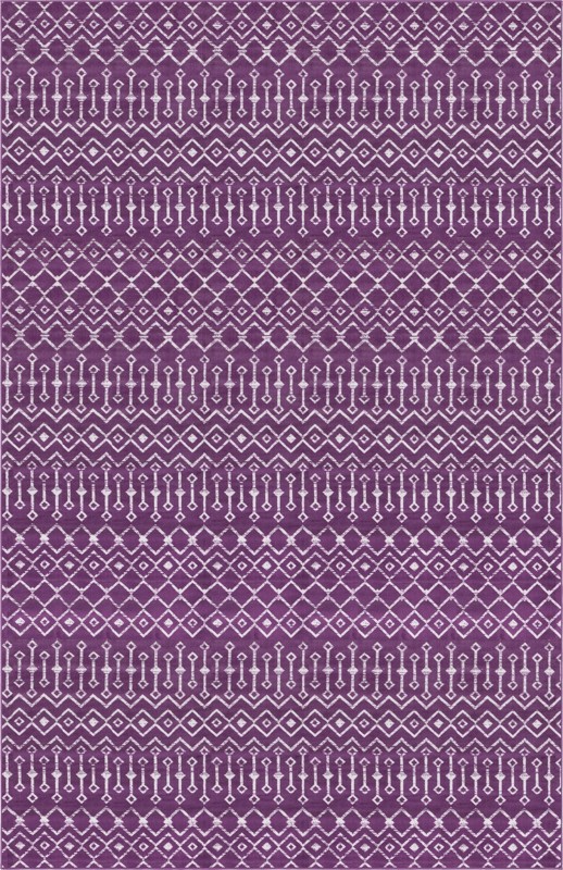 10' 8 x 16' 5 Dudley · Chevron rug, violet