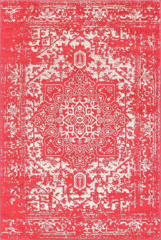 Birch · Border rug, pink