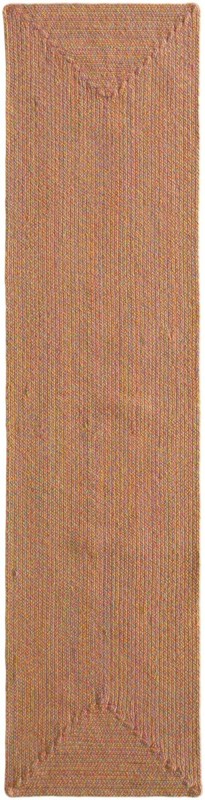 2' x 8' Soper · Braided Washable Outdoor Rug, multi pink