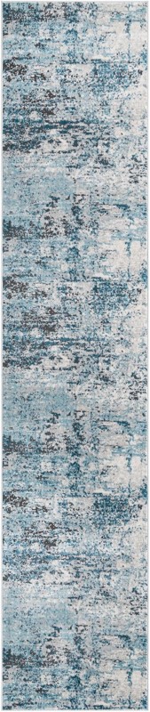 Dalrymple · Abstract rug, blue and gray