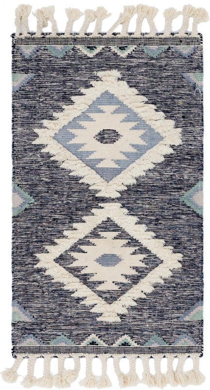 3' 3 x 5' 1 Amaranth · Diamond Wool Rug, navy
