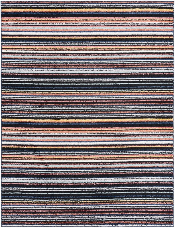 7' 10 x 10' Agnes · Lines rug, multi