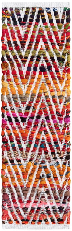 0' 9 x 2' 6 Hopkins · Chevron Chindi Rug, multi
