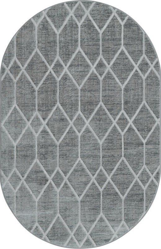 Thatcher · Diamond rug, grey