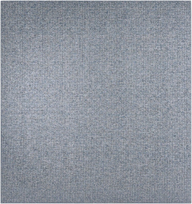 Loam · Geometric Outdoor Rug, navy blue