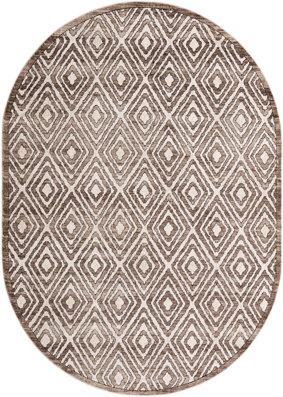 7' x 10' Brattleboro · Diamond rug, chocolate brown