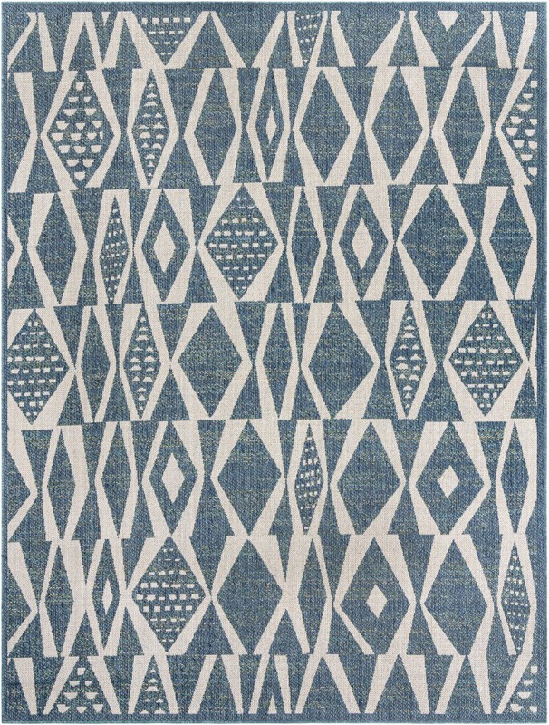 7' 10 x 10' Casper · Diamond Outdoor Rug, blue