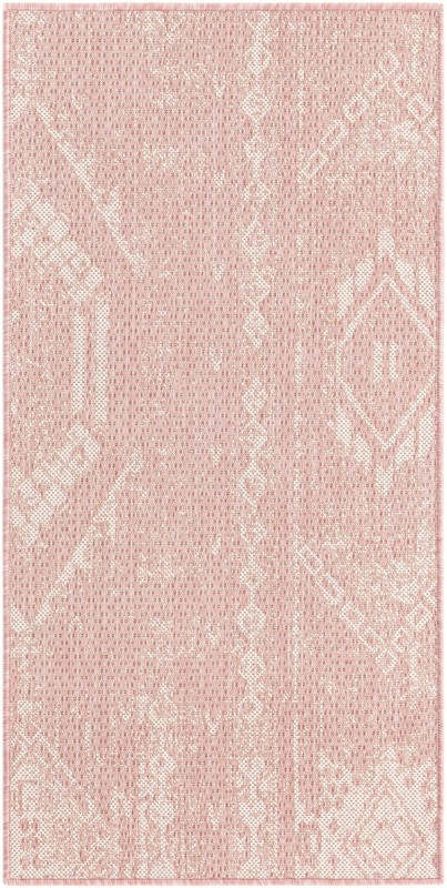 2' x 4' Wildman · Diamond Outdoor Rug, pink