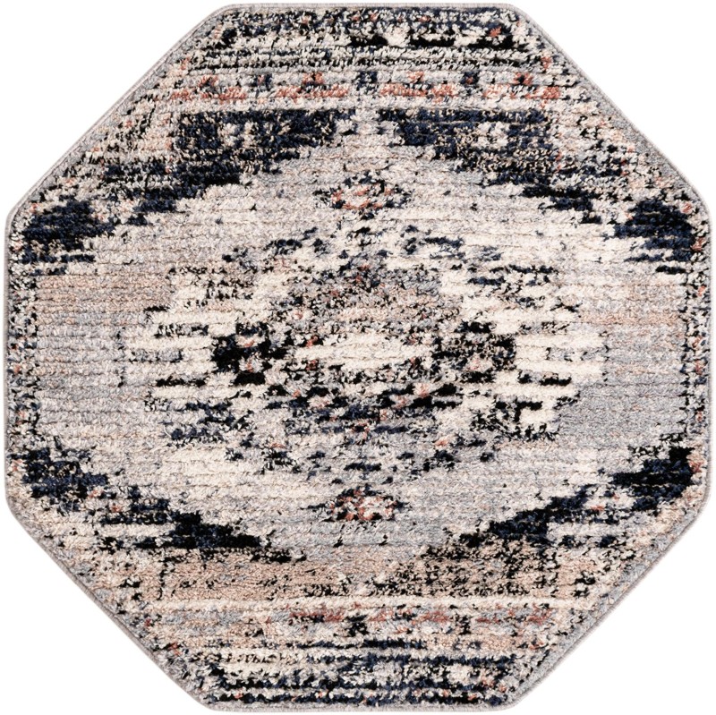 Burton · Border rug, gray