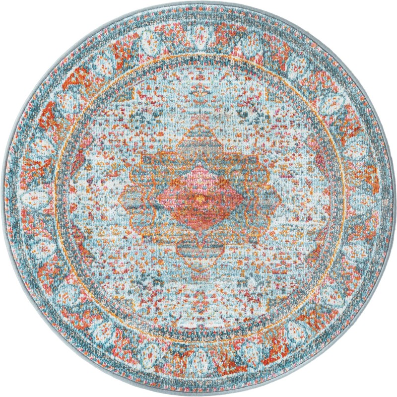 3' 3 x 3' 3 Lanier · Border rug