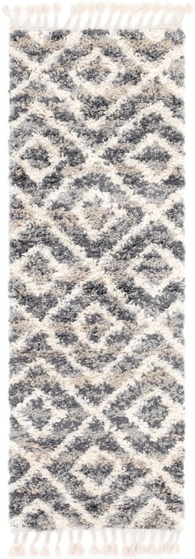 Tunstall · Diamond Shag Rug, gray