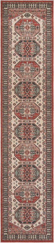 2' 7 x 12' Calvin · Border Outdoor Rug, multi