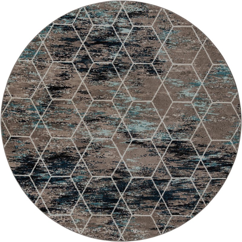 10' x 10' Galloway · Diamond rug
