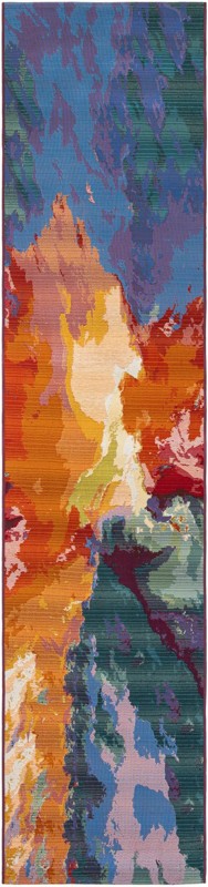2' 7 x 12' Lomax · Abstract Outdoor Rug