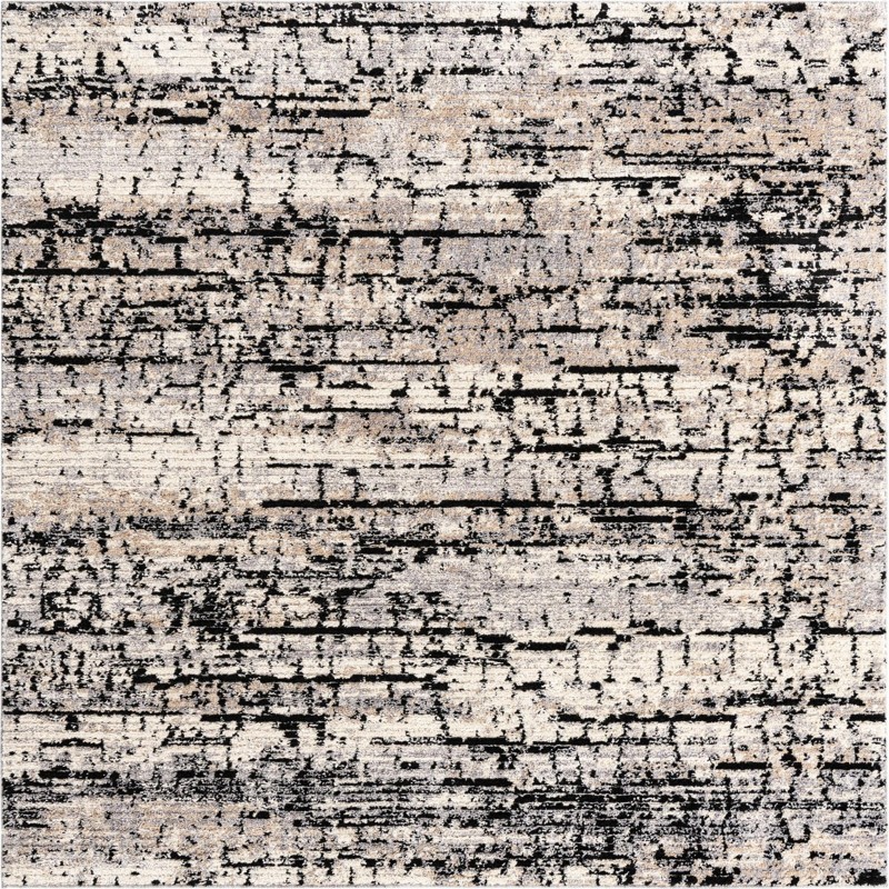Isley · Abstract rug, gray