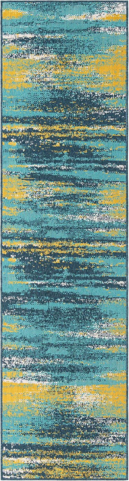 2' 7 x 10' Catlin · Abstract Outdoor Rug