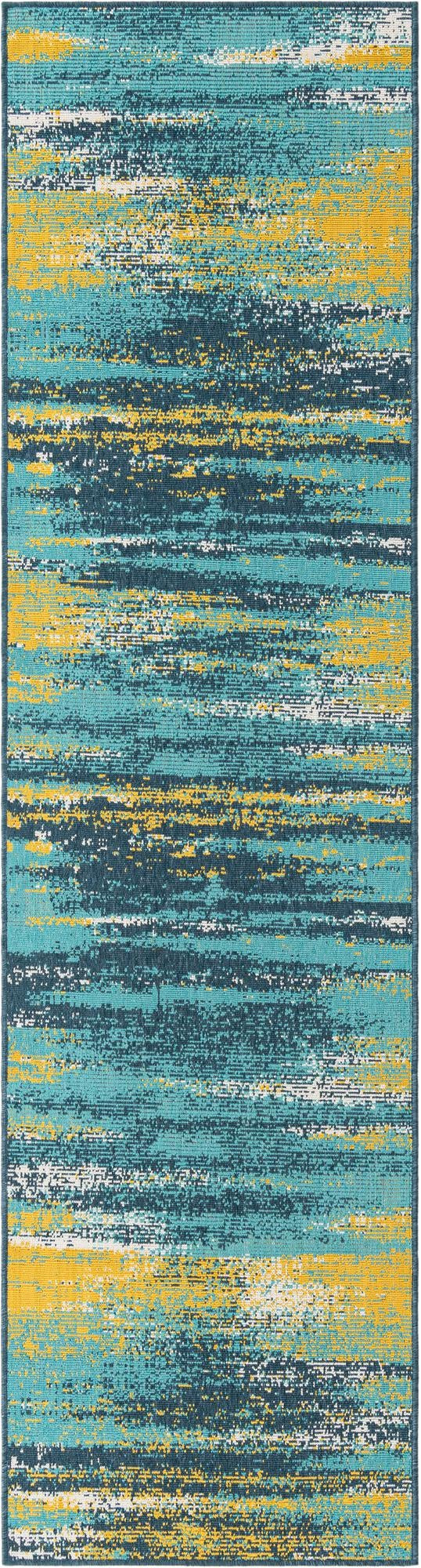2' 7 x 10' Catlin · Abstract Outdoor Rug