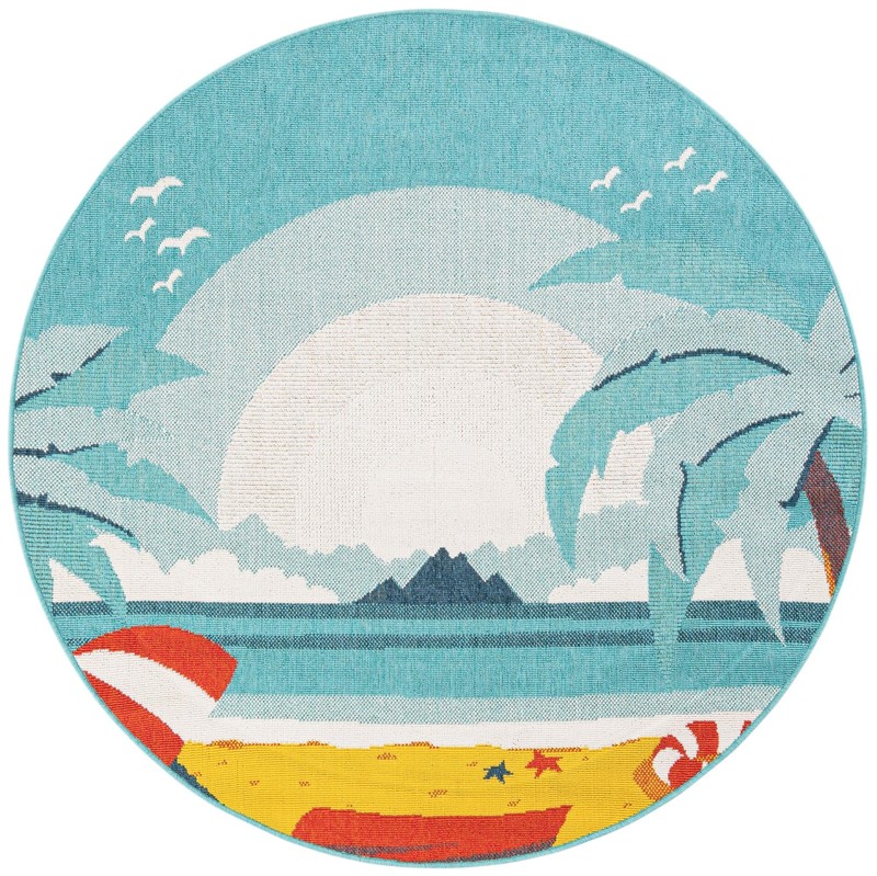 Delaney · Pictoral Outdoor Rug, multi